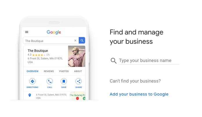 Enter Your Business Name Into Google My Business