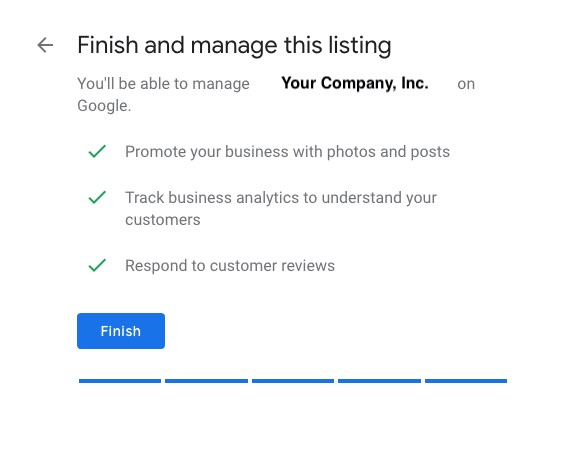 Finish Setting Up Your Google My Business Listing